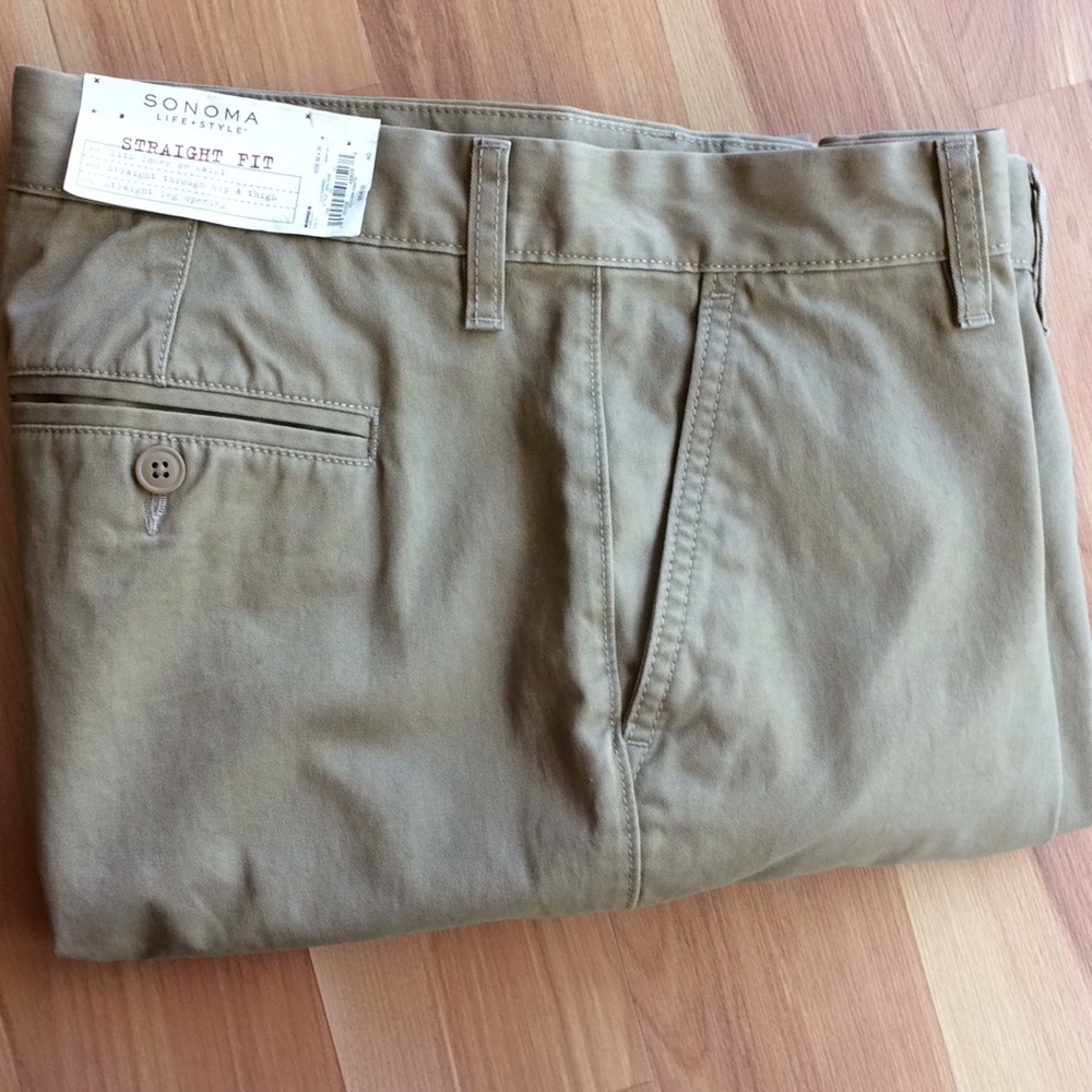 Straight leg Sonoma khaki pants - Picture 8 of 8